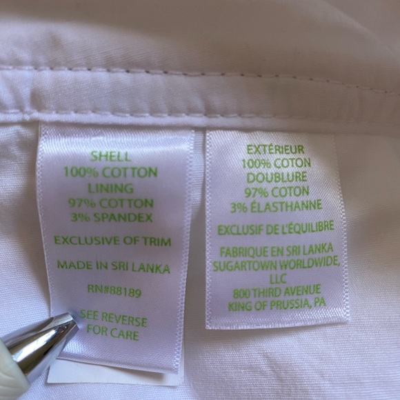 Lilly Pulitzer Sz 4 White Collette Skort - Picture 4 of 8